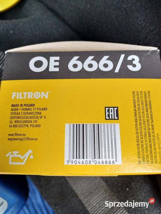 Sprzedam olej elf 5w40 5l i filtr oleju do małopolskie