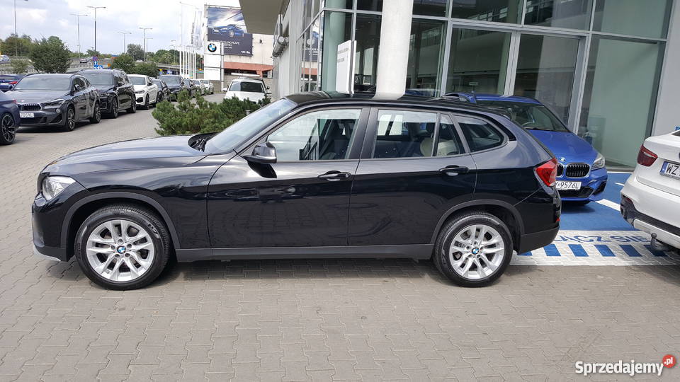 2014 BMW X1 rej 2015 jak nowy czarny garażowany 2.0