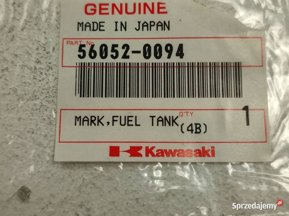 NAKLEJKA EMBLEMAT NA BAK KAWASAKI ZR1000A1H sprzedam