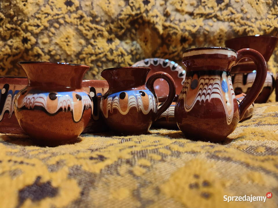 Vintage ceramika Bułgaria Trojan lata 70 Lublin