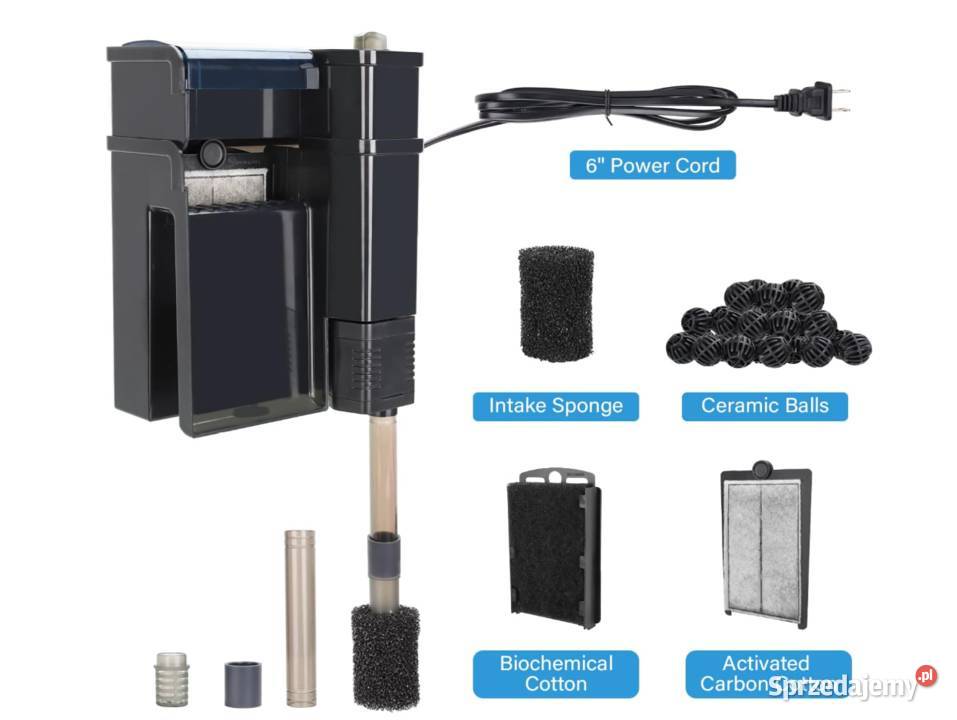 Filtr akwariowy Hygger 1580 L Ryby Gdów