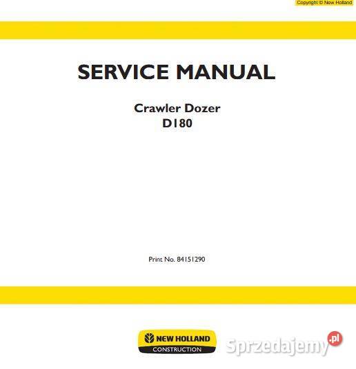 Holland D180 instrukcja naprawy Kielce