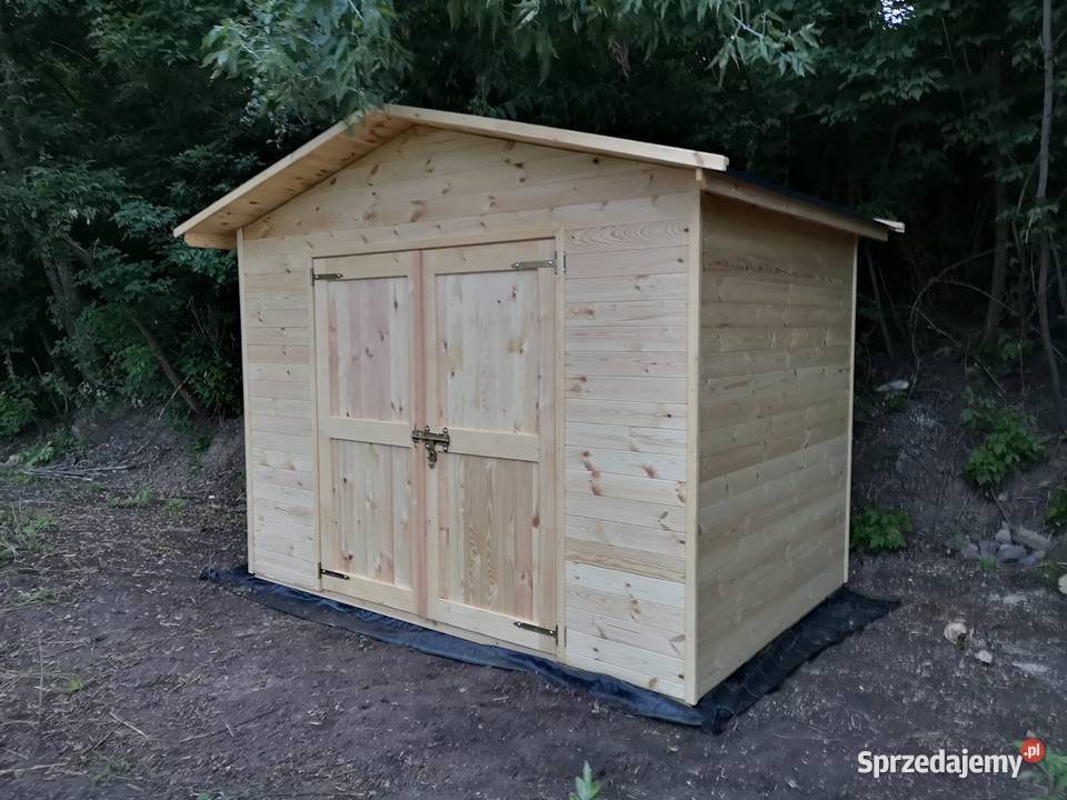 Domek narzędziowy 3 x 2m podwójne drzwi z dachem Kalety sprzedam
