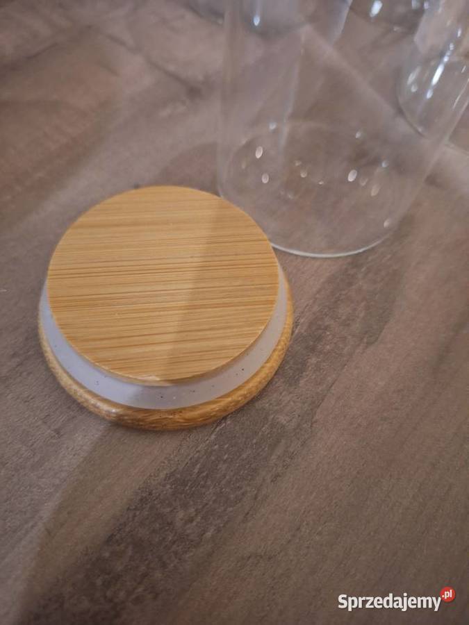 Pojemniki szklane na przyprawy żywność 11 sztuk wielkopolskie Kalisz