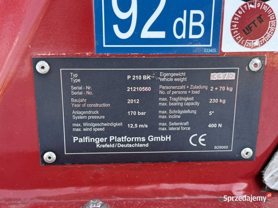 Nissan Cabstar Zwyżka Podnośnik Koszowy Widełki
