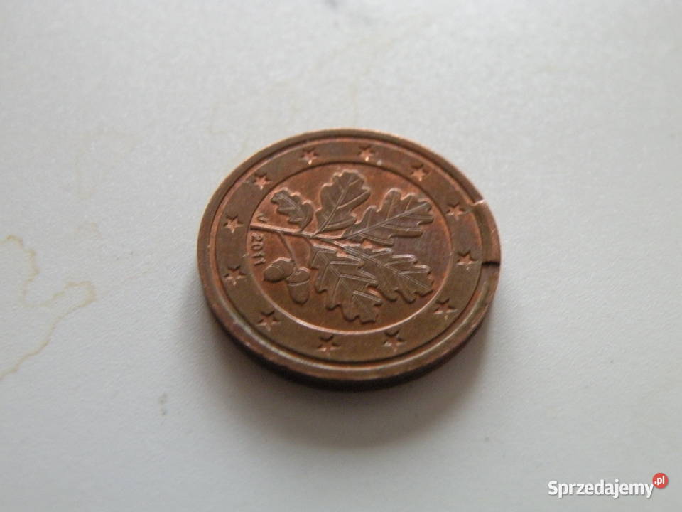 Destrukt 2 eurocenty 2011r UNIKAT Andrychów