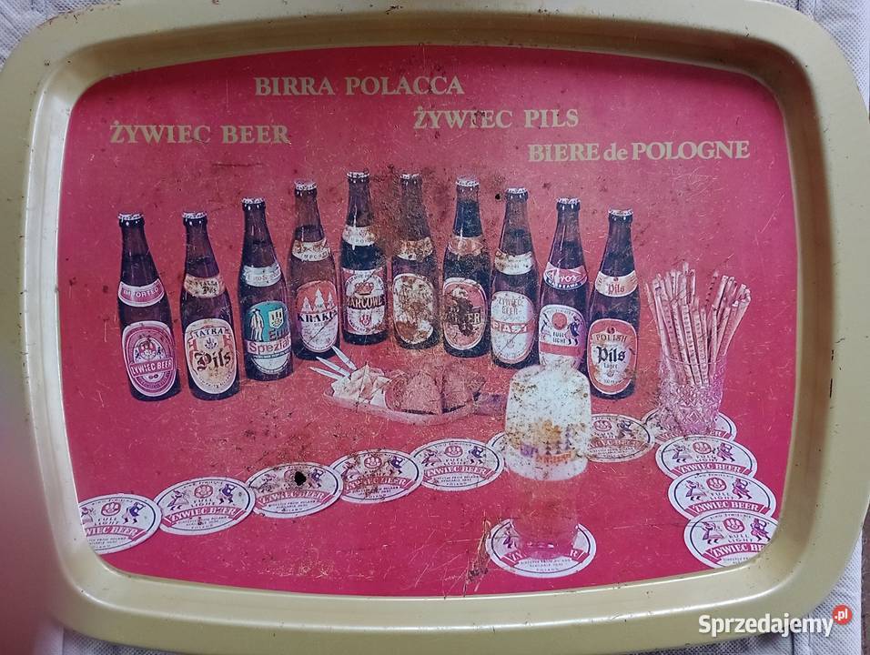 Taca metalowa Żywiec śląskie