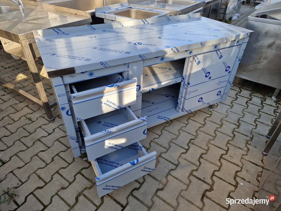 STÓŁ GASTRONOMICZNY DRZWI SUWANE 3 SZUFLADY Ostrów Wielkopolski sprzedam