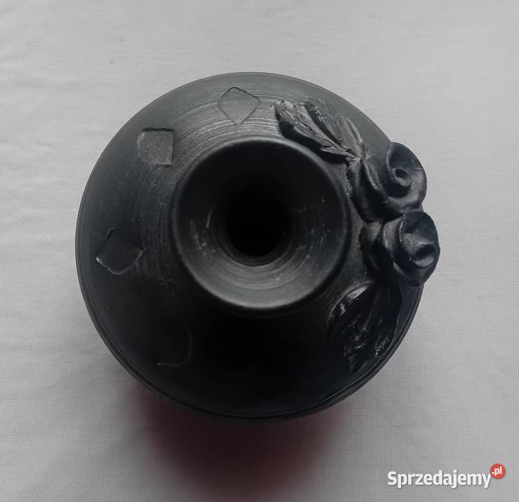 Lavinit wazon okres międzywojenny sygnowany Koźminek