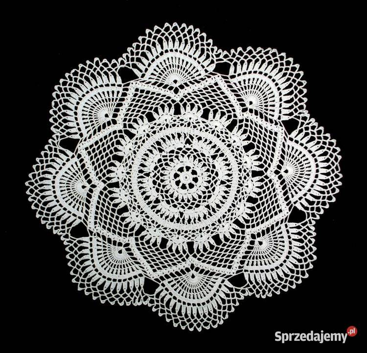 Serwetka szydełkowa 48 NA ZAMÓWIENIE S158 Kluczbork sprzedam