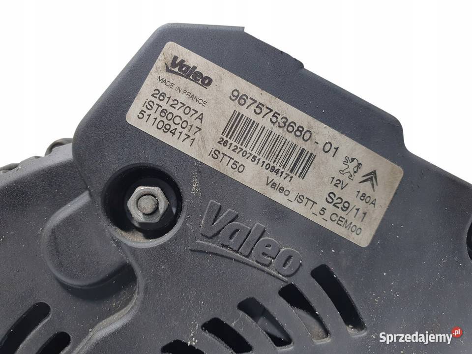 ALTERNATOR Peugeot Partner 208 308 Citroen C4 II osobowe Chełm