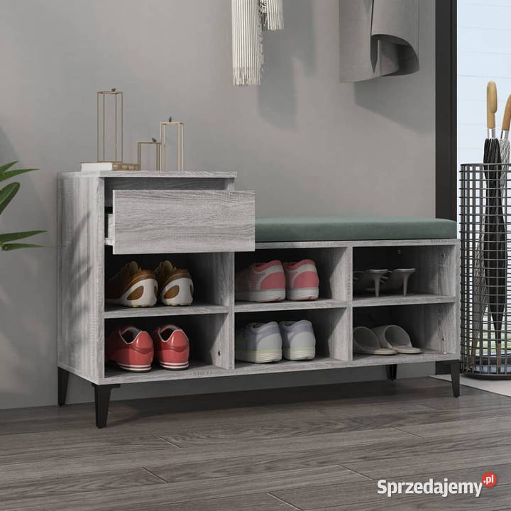 Szafka na buty szary dąb sonoma 102x36x60 Warszawa