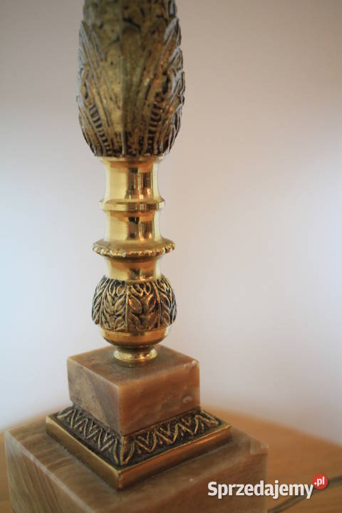 Piękne lampa stołowa klasyczna bogate zdobienie Pszczyna