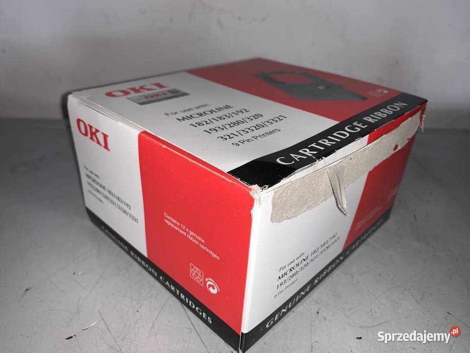 OKI BG9113557 Ribbon Cartridge x12 Pozostałe Pozostałe Warszawa