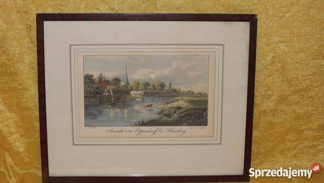 Piękne stare grafiki litografie 4 Inowrocław