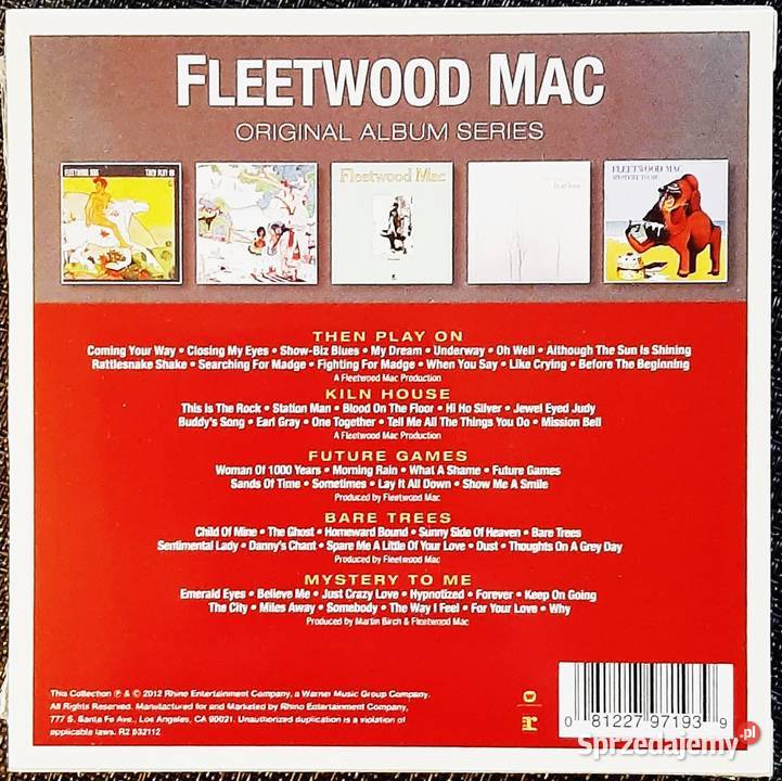 Zestaw 5XCD Kultowego Zespołu FLEETWOOD MAC 5CD 3 i więcej śląskie