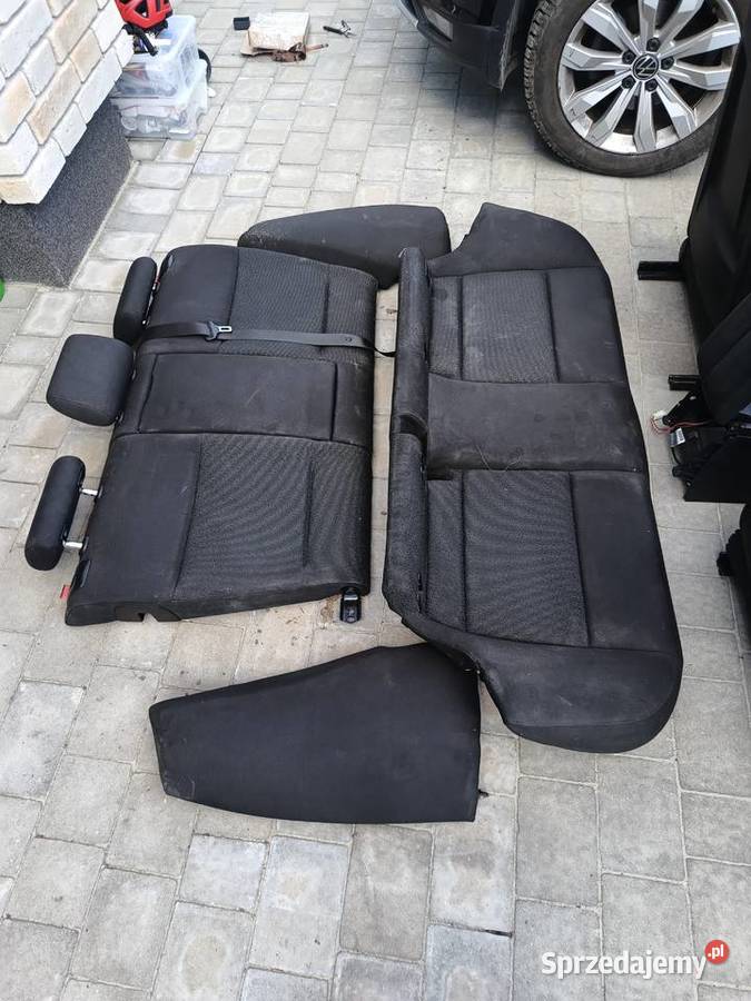 ODDAM Tapicerkę z BMW E91 PRZEDLIFT czarna 2008 dolnośląskie Galowice sprzedam