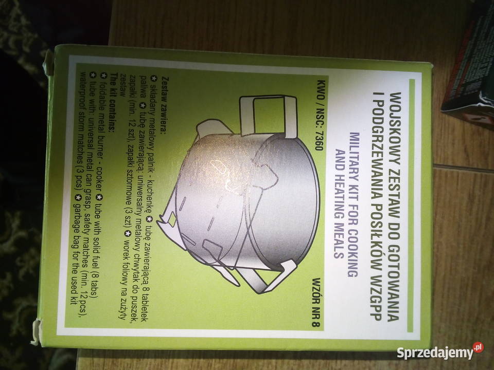 Zestaw do gotowania w terenie wojskowy