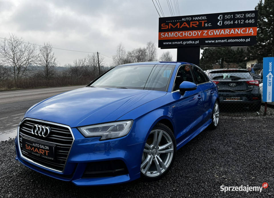 Audi A3 Automat Navi 2xS Line 1rej2018 Ledy gniazdo SD śląskie Rydułtowy