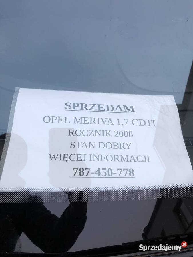 Opel Meriwa 17 CDTI 2008 80KM sprzedam