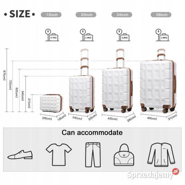 Walizki podróżne Lekkie Eleganckie Stylowe Wschowa