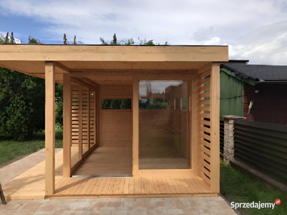 Altana 29 Szklana 4x5m z Dachem z Blachy Podłogą śląskie