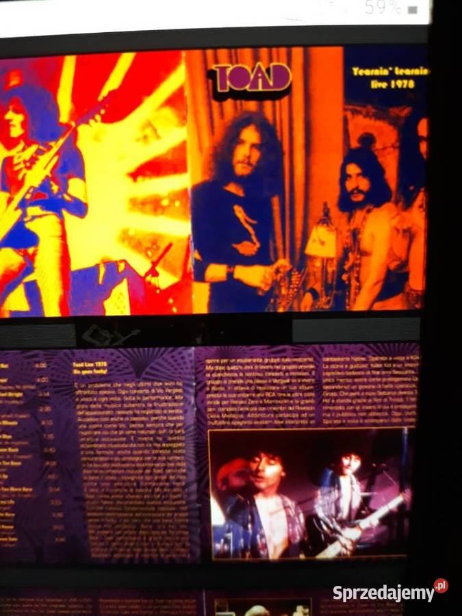 Niezapomniane koncerty hard rocka TOAD Live 1978 sprzedam