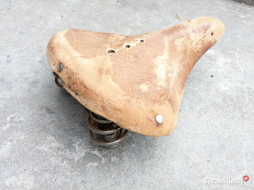 Siodełko Skórzane Ukraina lata 70te Płońsk