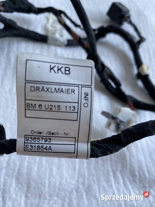 Wiązka z drzwi BMW X6 F16 X5 F15 lewy przód Materiały instalacyjne śląskie Jasienica
