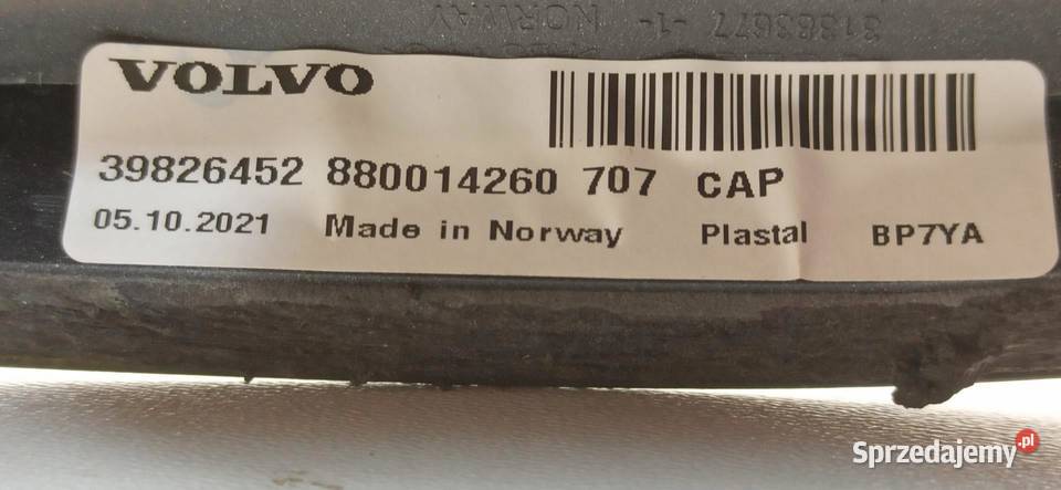 VOLVO V60 CC OSŁONA OBUDOWA ANTENY 39826452 osobowe sprzedam