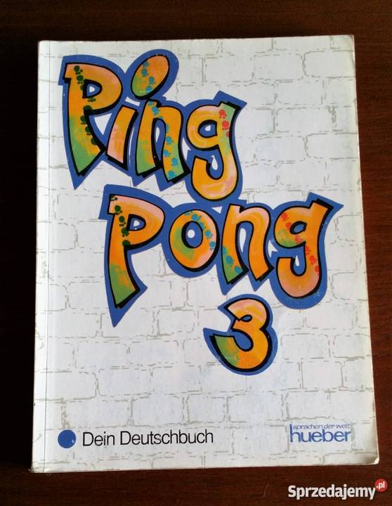 PING PONG 3 niemiecki Deutschsbuch podręcznik Hueber gimnazj