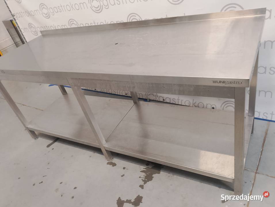 Stół z półką 200x70x85