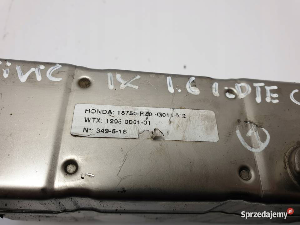 Honda Civic IX 16 IDTEC CHŁODNICA SPALIN EGR osobowe Rudka
