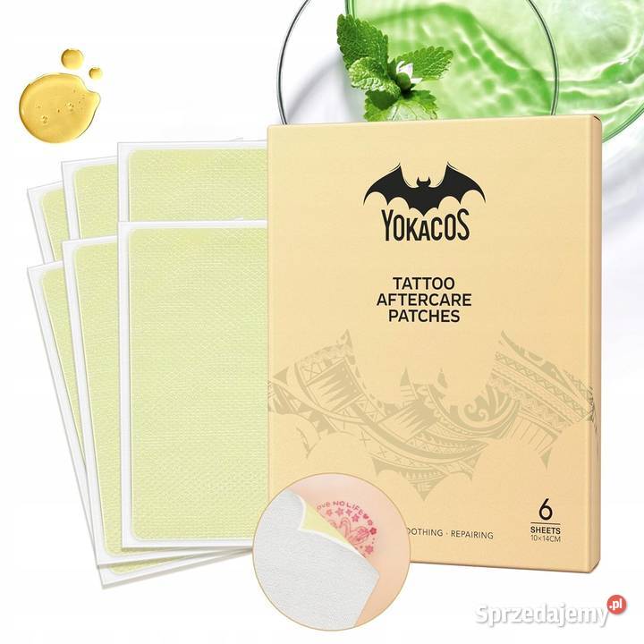 Naszywki pielęgnacji tatuażu 6 sztuk YOKACOS