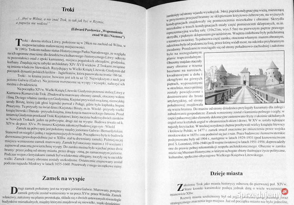 Wilno Traki Kowno przewodnik turystyczny Aneta miękka Chełm sprzedam