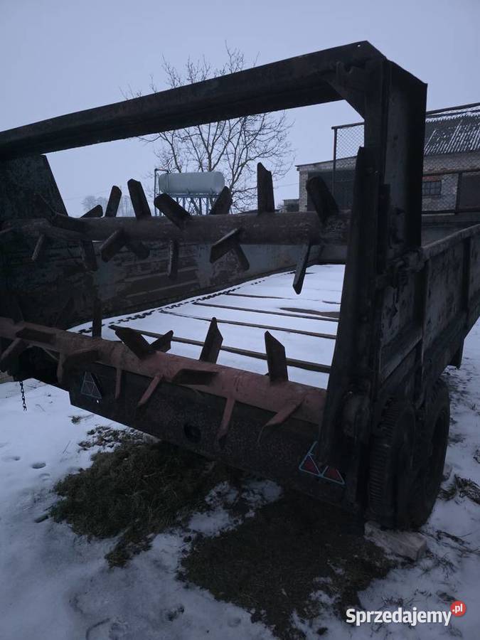 Rozrzutnik obornika jednoosiowy Maszyny rolnicze Aleksandrów Kujawski