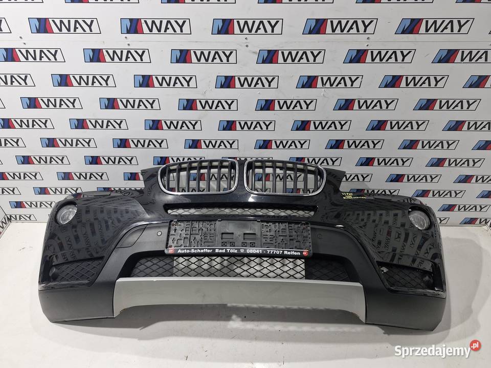 BMW X3 F25 ZDERZAK PRZÓD ORYGINAŁ 475 BLACK osobowe