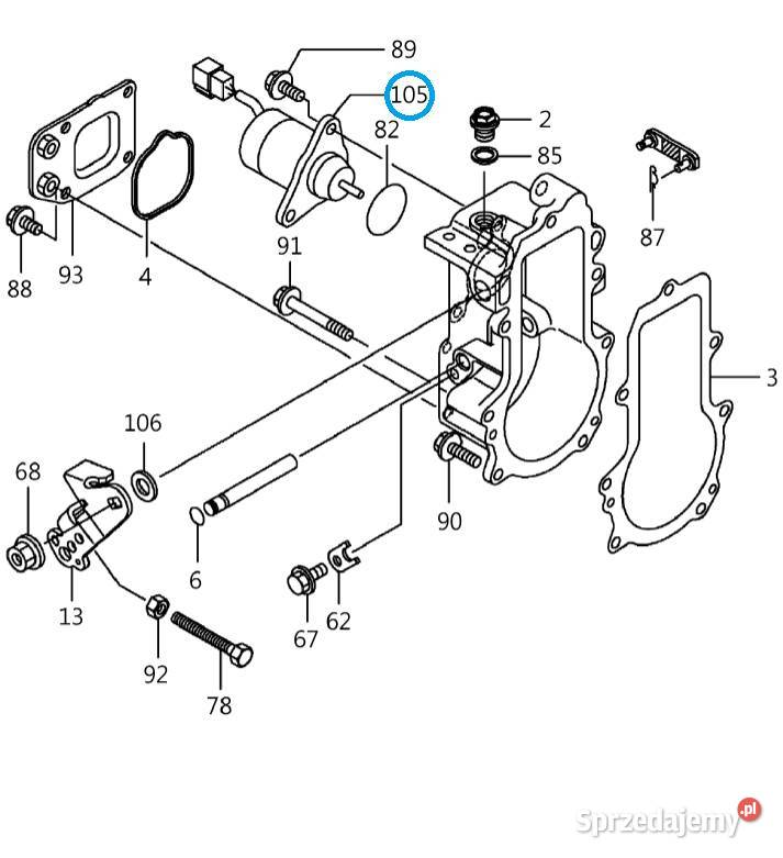 Cewka gaszenia LS MT125 Ls Tractor 40356083