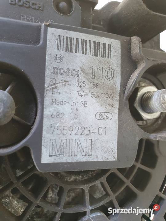 ALTERNATOR Mini One R50 R53 16 16V bosch Chełm