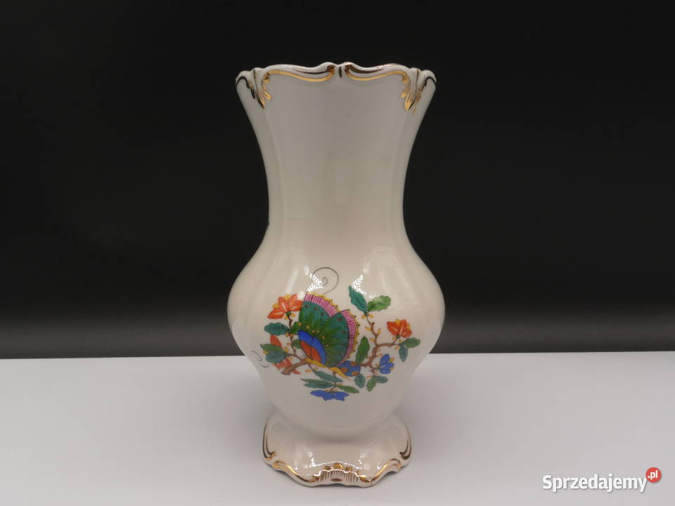 Wazon Porcelanowy Weimar Motyw Motyla