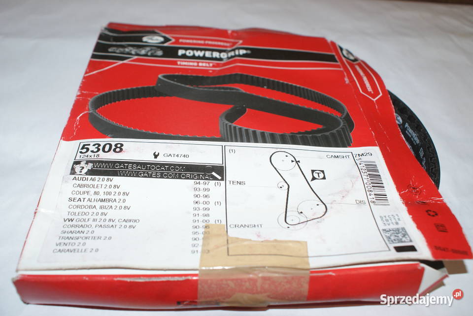 5308XS GATES PASEK ROZRZĄDU AUDI SEAT VW 124 MP Białobrzegi