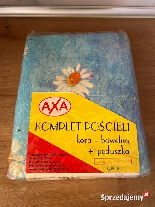 Nowa Vintage pościel kora bawełna jedna poduszka pomorskie Gdańsk