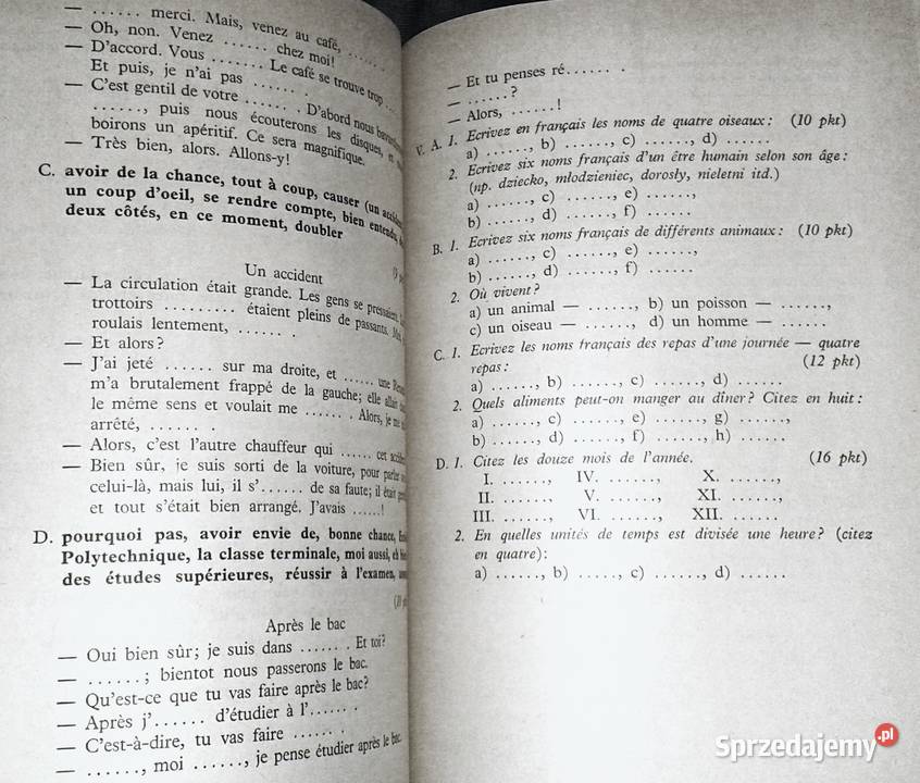 Testy w języku francuskim Jan Duliniec miękka