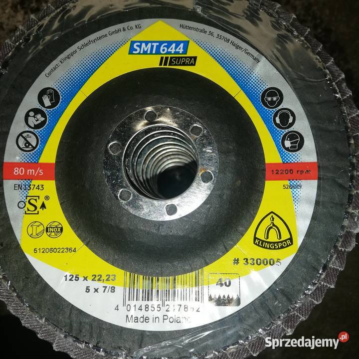 Tarcze listkowe Klingspora p 40 Brzoza