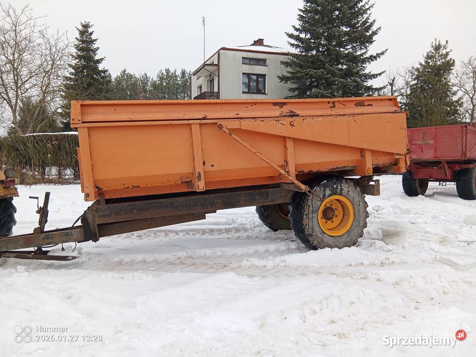 Przyczepa wywrotka skorupowa 8 ton Możliwość Kurów sprzedam