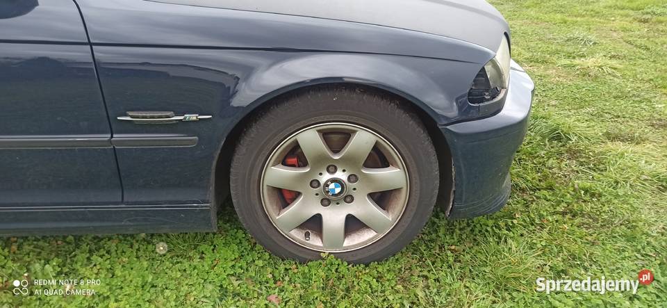 bmw e46 błotnik przedlift dunkelblau PL sedan sprzedam