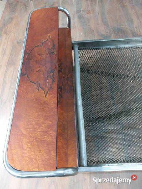 Thonet Sofa Łóżko Tapczan Renowacji Orzech Chrom Kraków