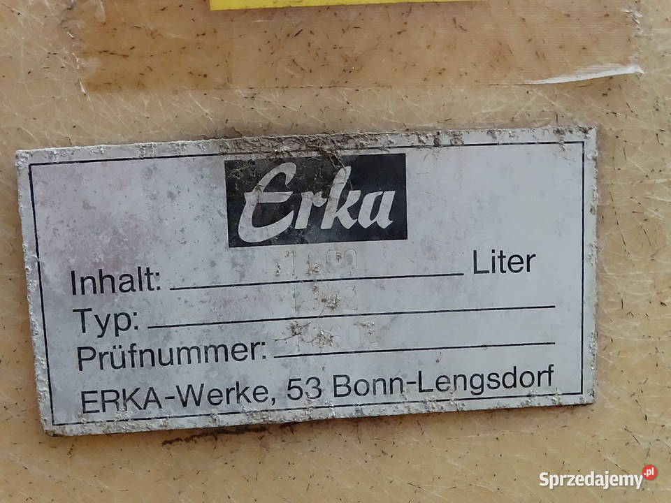 1000L ERKA laminat włókno szklane na deszczówkę Biłgoraj