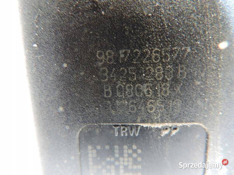 ZAPINKA PASA TYŁ OPEL COMBO E 9817226577 osobowe kujawsko-pomorskie sprzedam
