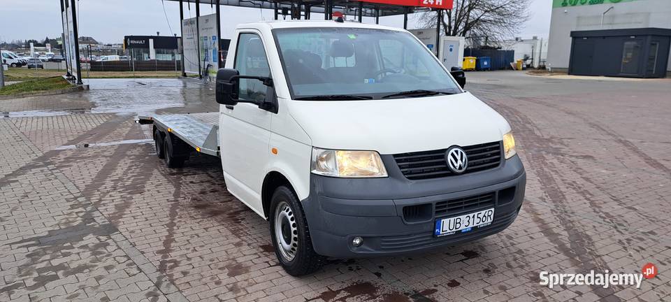 Vw Transporter Autolaweta T5 zadbana niski Volkswagen sprzedam